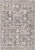 Talihina Brown Luxe Damask Rug