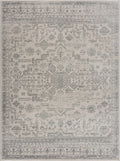 Tigried Ivory & Gray Area Rug