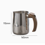 Thickened Milk Jugs For Latte, Cappuccino And Frothing Milk