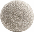 Natural Knit Pouf